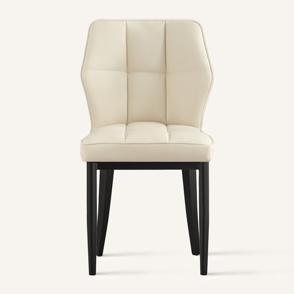 Bock Lager dining chair, Beige Aledo Leather