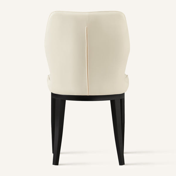 Bock Lager dining chair, Beige Aledo Leather