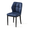 Bock Lager dining chair, Blue Ervi Leather