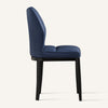 Bock Lager dining chair, Blue Ervi Leather