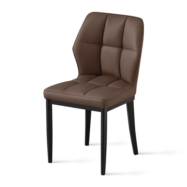 Bock Lager dining chair, Brown Aledo Leather
