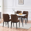Bock Lager dining chair, Brown Aledo Leather