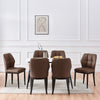 Bock Lager dining chair, Brown Aledo Leather