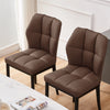 Bock Lager dining chair, Brown Aledo Leather