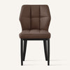 Bock Lager dining chair, Brown Aledo Leather