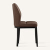 Bock Lager dining chair, Brown Aledo Leather