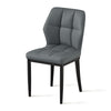 Bock Lager dining chair, Gray Aledo Leather
