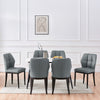 Bock Lager dining chair, Gray Aledo Leather