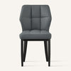 Bock Lager dining chair, Gray Aledo Leather