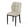 Bock Lager dining chair, Ivory Aledo Leather