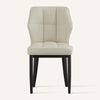 Bock Lager dining chair, Ivory Aledo Leather
