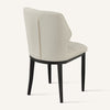 Bock Lager dining chair, Ivory Aledo Leather