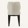 Bock Lager dining chair, Ivory Aledo Leather