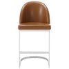 Bonarda bar stool, Brown Mara Leather