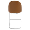 Bonarda bar stool, Brown Mara Leather
