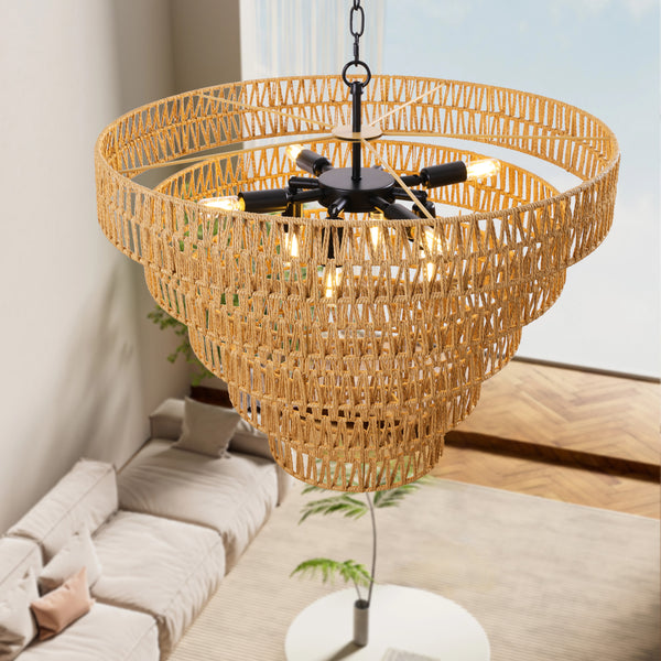 Breslava Chandelier Light in Natural