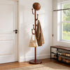 Cactus Coat Rack in Brown Rubberwood