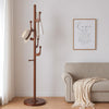 Cactus Coat Rack in Brown Rubberwood