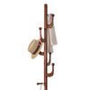Cactus Coat Rack in Brown Rubberwood