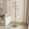 Cactus II Coat Rack in Silver Polished Finish