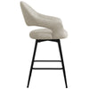 Caladoc Swivel Counter Stool in Moonlight Sarma Leather