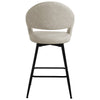 Caladoc Swivel Counter Stool in Moonlight Sarma Leather