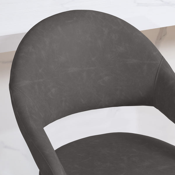 Dely Leather in Smoke