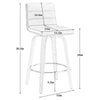 Calitor bar stool counter height dimensions