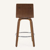 Calitor Bar Stool in Cream Hron Leather, Counter Height