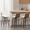 Calitor Bar Stool in Cream Hron Leather, Counter Height