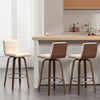 Calitor Bar Stool in Ivory Hron Leather, Bar Height
