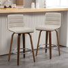 Calitor Bar Stool in Moonlight Sarma Leather, Counter Height