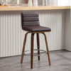 Calitor Bar Stool in Umber Hron Leather, Counter Height