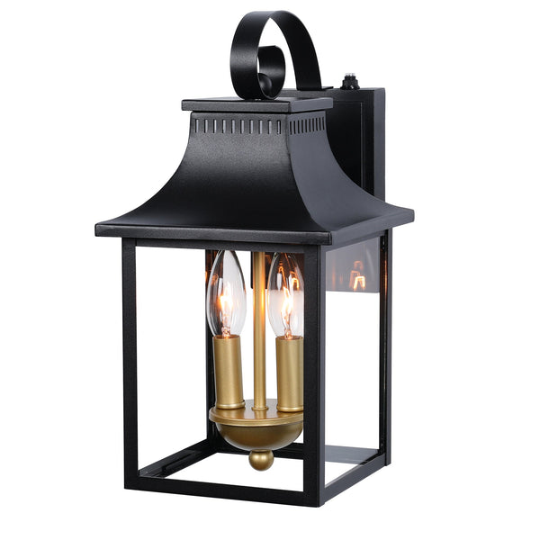 Canino outdoor wall light, Black