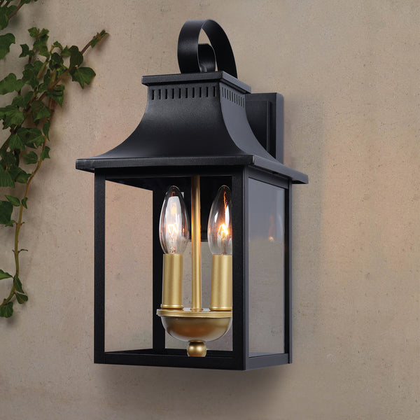 Canino outdoor wall light, Black
