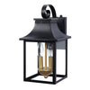 Canino outdoor wall light, Black