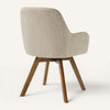 Carwani Dining Chair in Brown Bena Fabric