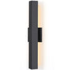 Chardoris outdoor wall light, Black