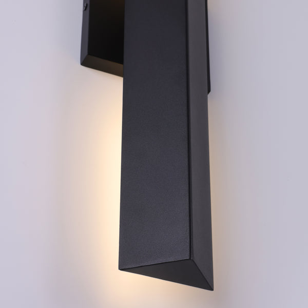 Chardoris outdoor wall light, Black