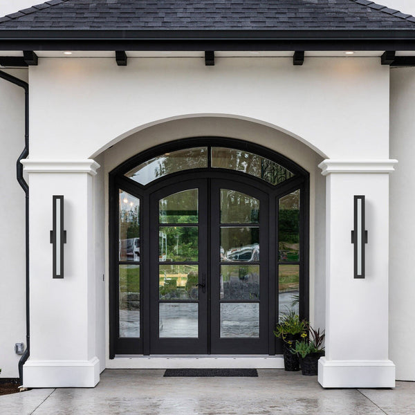 Chasselas outsoor wall light, Black