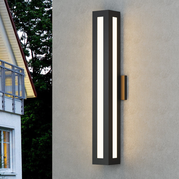 Chasselas outsoor wall light, Black