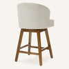 Chatus Counter Stool in Beige Afus Leather