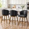 Chatus Counter Stool in Black Asma Leather