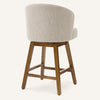 Chatus Counter Stool in Brown Bena Fabric
