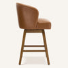 Chatus Counter Stool in Brown Doce Leather