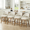 Chatus II Counter Stool in Beige Afus Leather