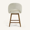 Chatus II Counter Stool in Beige Afus Leather