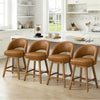Chatus II Counter Stool in Brown Doce Leather