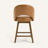Chatus II Counter Stool in Brown Doce Leather