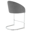 Cider Counter Stool in Gray Agni Fabric